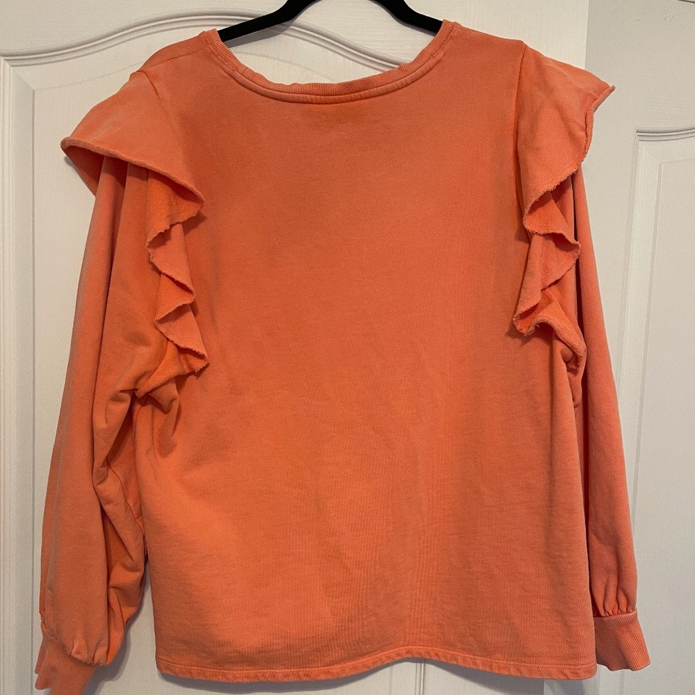 Universal Thread Ruffled Shoulder Sweatshirt Garm… - image 2